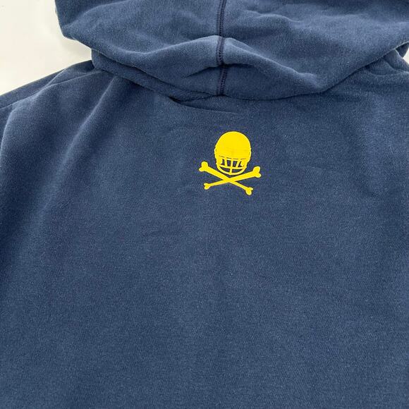 VTG y2k Men's Blue Nike Air Just Do It Mesh Lined Full Zip Hoodie Sweatshirt 3XL - Picture 9 of 12